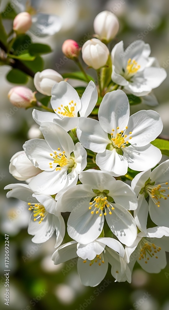 Obraz premium Beautiful Spring Apple Blossoms.