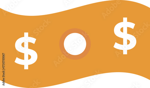 vector illustration of a dollar sign
