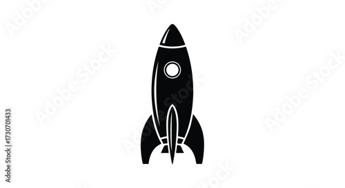 space rocket vector illustration