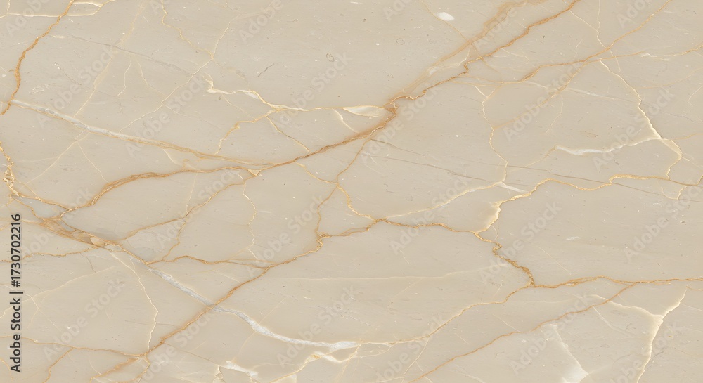 Fototapeta premium Beige Marble Texture Background with Golden Veins
