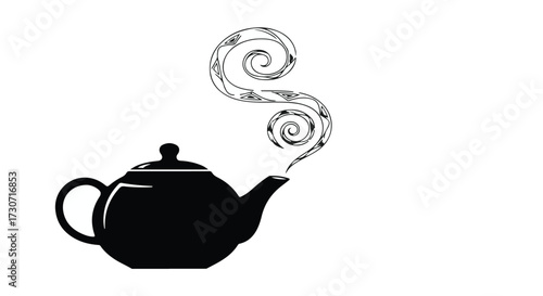 teapot on a white background