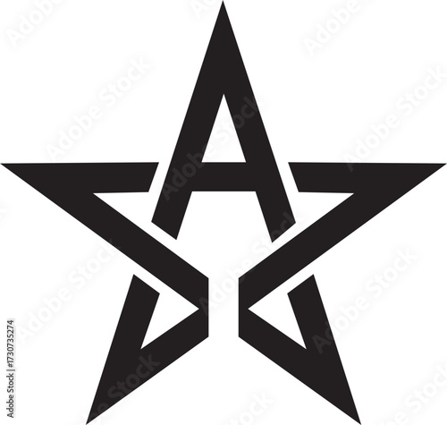 SAZ Star logo design.eps
