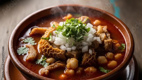 Authentic Mexican Menudo - A Culinary Journey into Traditional Flavors.