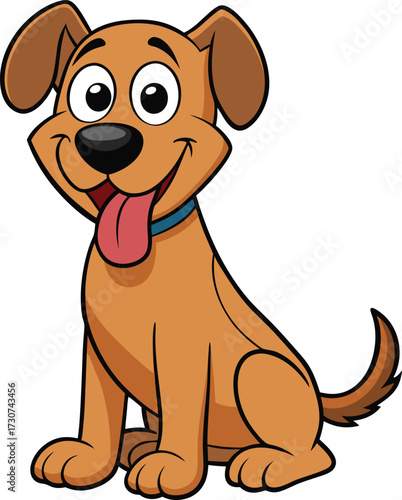 dog, cartoon dog, cute dog, happy dog, pet mascot, funny dog, playful dog, puppy illustration, vector dog, cartoon puppy, smiling dog, wagging tail dog, adorable pet, cartoon animal, domestic dog, fla