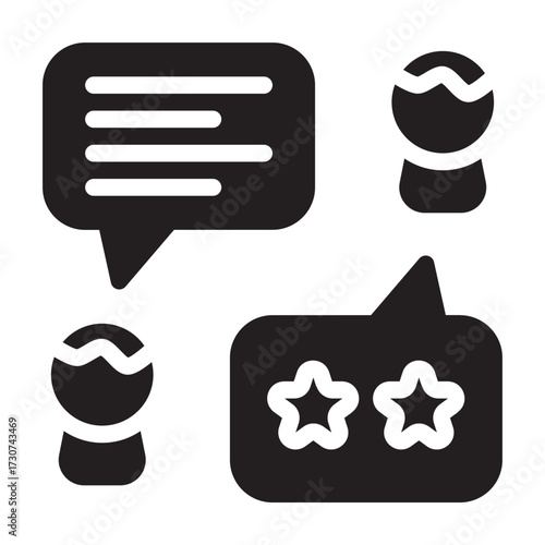 Feedback Session Solid Icon
