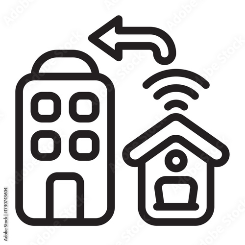Remote Work Icon