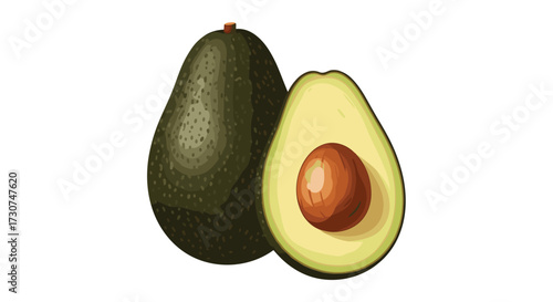 Nutritious and delicious green avocados for a healthy lifestyle.
