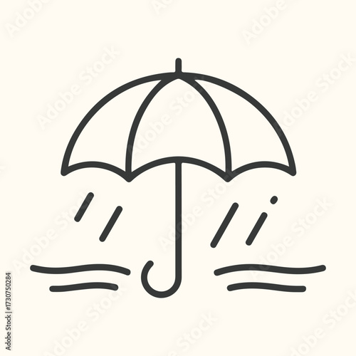 Vector art of the iconic silhouette of the berlin bear, the symbol of the berlin international film festival, presented in black on a light beige background, representing cinema and culture