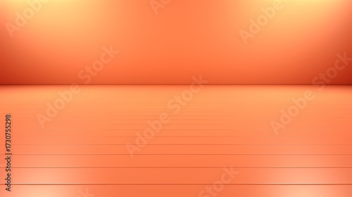 Elegant light orange background for contemporary minimalist interior design inspirations