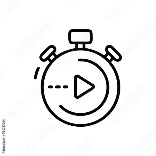 Stopwatch Icon Vector Design Ideas Adobe Stock