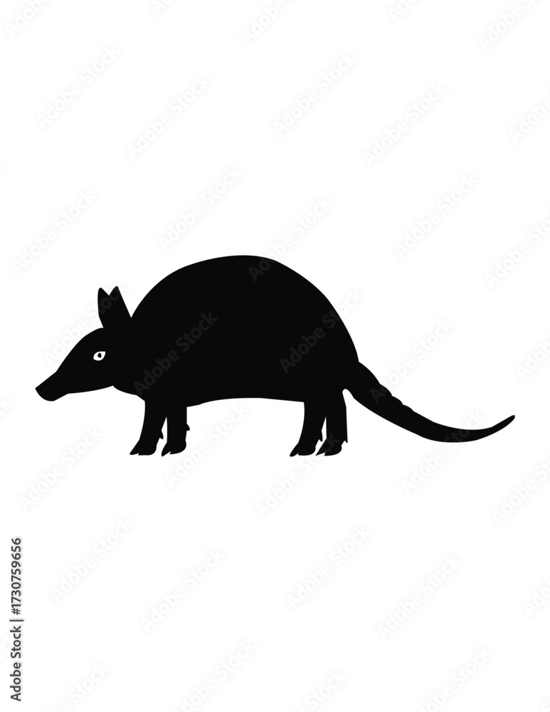 Obraz premium illustration of a kangaroo black