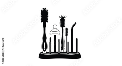 vector illustration of a candle holder