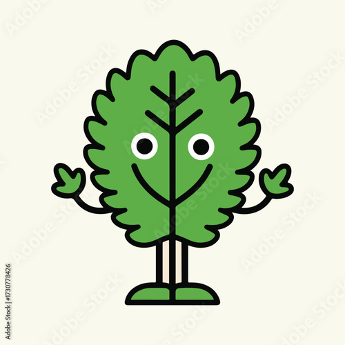 Celebrate National Kale Day with bold vector art of kale leaves, typography, cartoon characters, healthy food icons, and minimalist solid color illustrations for digital and print use