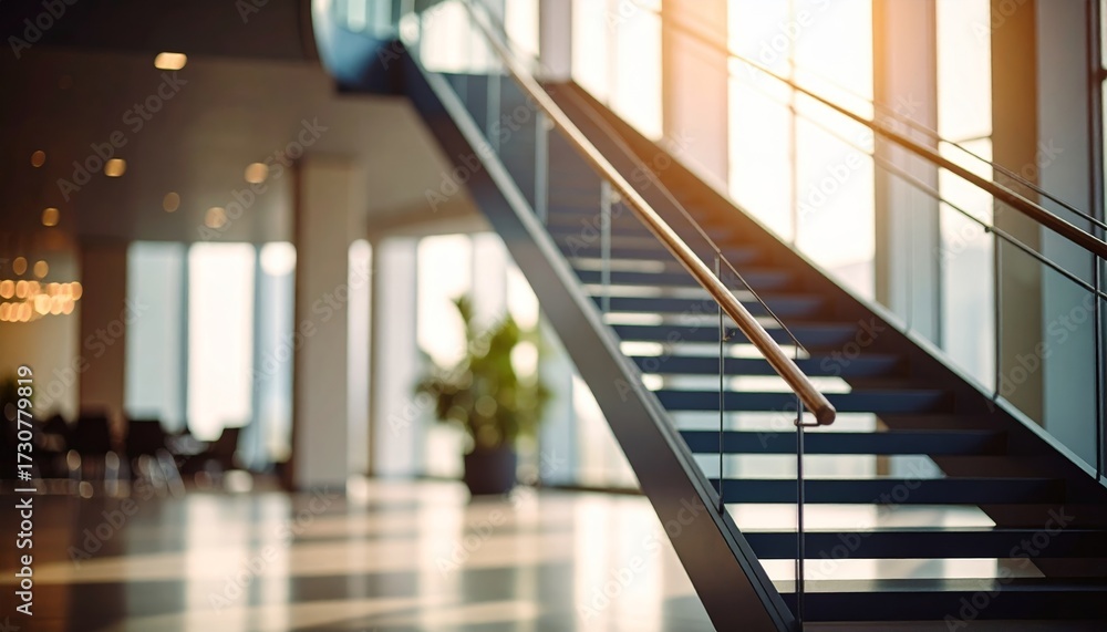 Fototapeta premium Staircase of an modern office