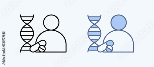 Personalized Medicine Multiple Style Icon Collection
