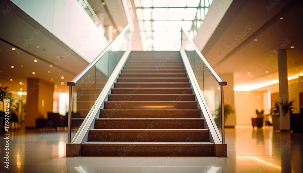 Fototapeta premium Staircase of an modern office