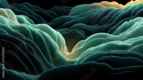 Abstract wavy background
