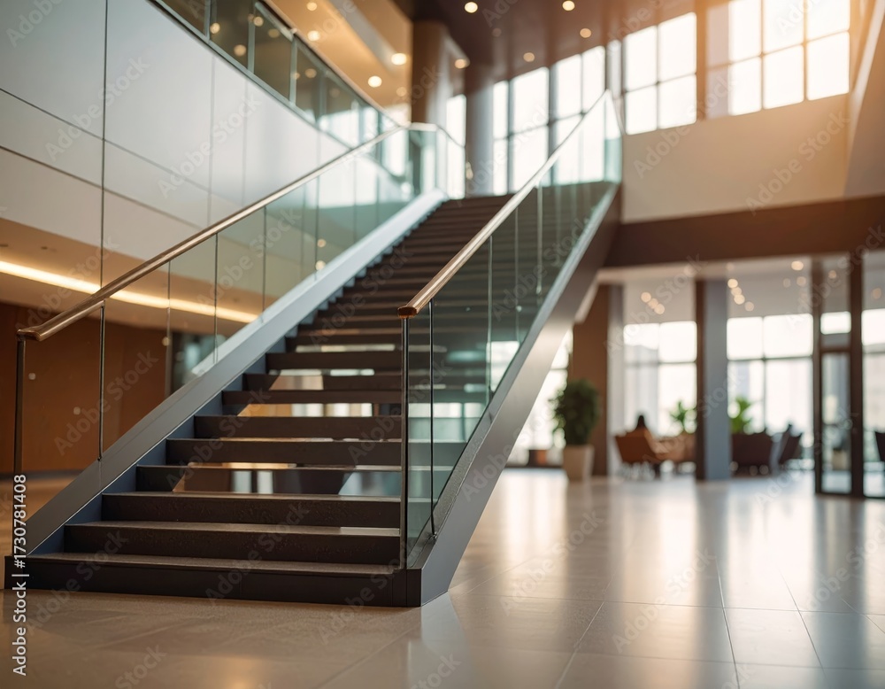 Obraz premium Staircase of an modern office
