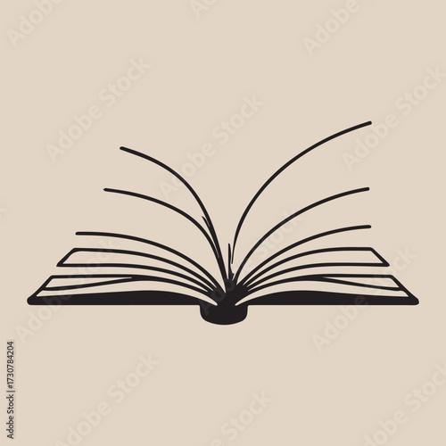 National Poetry Day vector illustration featuring quill pens, ink bottles, open books, flowing pages, and creative typography in minimalist solid color flat design for literature and writing projects.