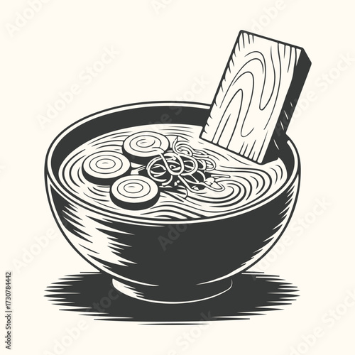 Vector art of golf ball with the word fore on it, placed on a tee, with two golf clubs crossed behind it, isolated on a light background, representing the sport of golf