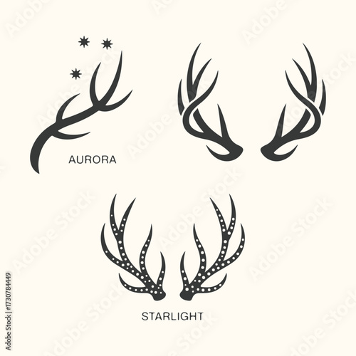 Vector art of simple line art illustration of three identical houses with windows, arranged in a row on a gentle hill against a plain background, representing real estate or community living