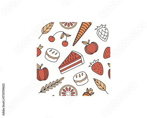 seamless-vector-pattern-with-contemporary-art-food Free SVG Download