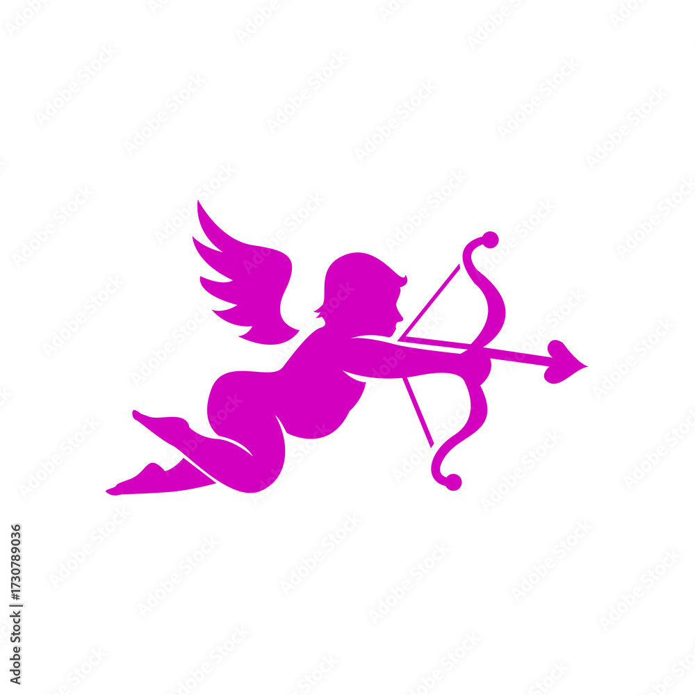 Fototapeta premium Cupid icon. Flat Vector related icon for web and mobile applications