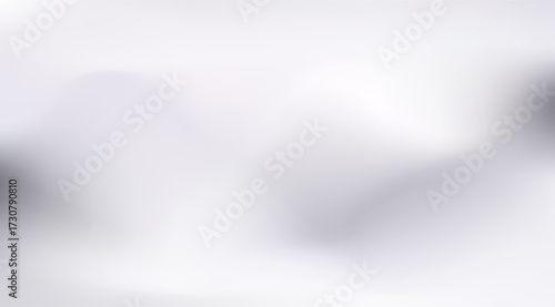 This blurred abstract gradient background features a smooth transition from bright white to subtle gray, creating a clean, modern, and visually appealing aesthetic, suitable for various designs