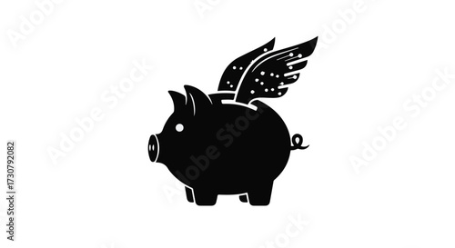 black and white cartoon illustration of a rabbit