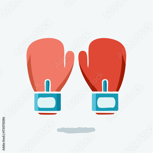 A vibrant depiction of red boxing gloves suggesting strength, sport and competition