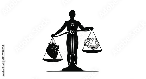 scales of justice vector illustration