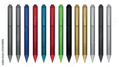 Vibrant Stylus Collection: A captivating array of colorful styluses, each crafted for precision and creativity, showcases the essence of modern digital art and technological expression.