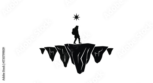silhouette of a woman dancing