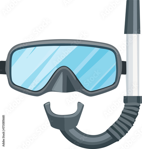 snorkel and mask