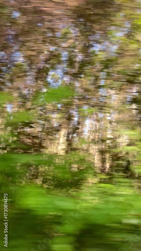Viagem de carro - Movimento da estrada - Viagem interior da Bahia