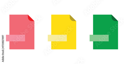 Download PDF document easily with these vibrant icons, Vector art of download pdf file icon in three colors, PDF Icon Vector Design Symbol Illustration. EPS 10.