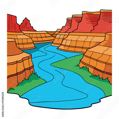 Grand Canyon National Park showcases immense red rock cliffs carved by the Colorado River, dramatic overlooks, layered geology, and breathtaking sunsets over rugged canyon vistas.
