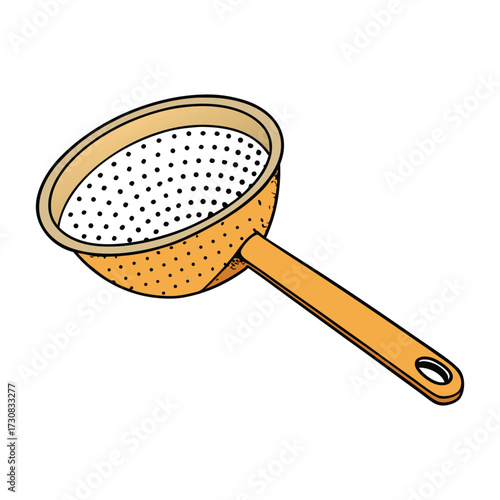 A fine mesh strainer bar features a tightly woven stainless steel screen with a sturdy handle, perfect for filtering cocktails, teas, or sauces smoothly without residue or pulp.
