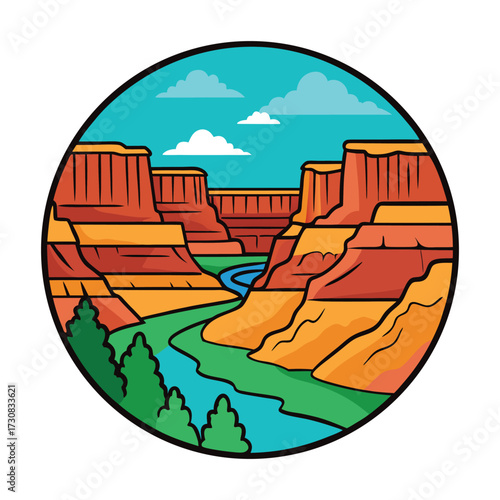 Grand Canyon National Park showcases immense red rock cliffs carved by the Colorado River, dramatic overlooks, layered geology, and breathtaking sunsets over rugged canyon vistas.
