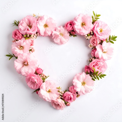 Heart-shaped floral arrangement