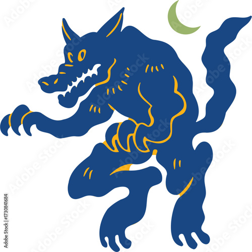 Wavy Liquid Werewolf