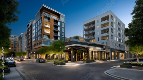 Professional urban commercial real estate development services incorporating mixed-use building design and ground-floor retail optimization enable developers to create vibrant city
