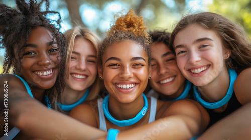 World Diabetes Day Friends Portrait Created with AI