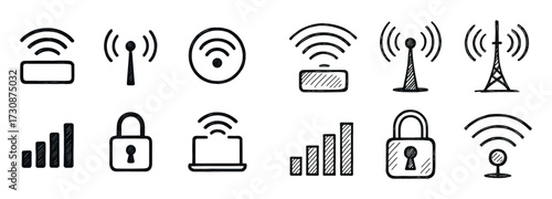Wireless Network Icons
