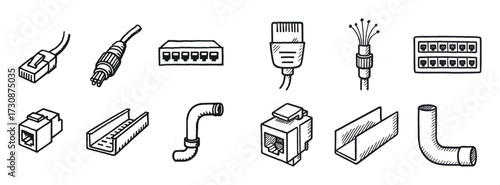 Networking Icon Sketches