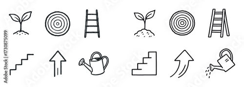 Growth Icons Grid
