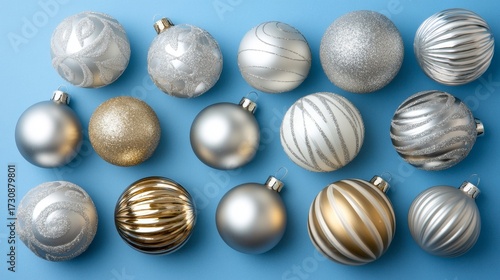 Hand Wearing Red Glove Holding Miniature Christmas Tree Against Red Backdrop with Glowing Lights and Falling Snowflakes