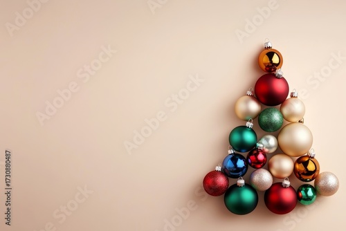 Festive Dog Posing Beside Decorated Christmas Tree with Holiday Gifts and Ornaments in Cozy Home