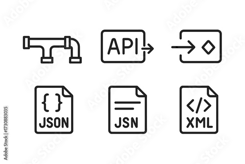 Understanding the components of APIs and data formats used in software development