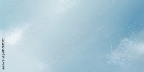 Blue sky with soft white clouds background